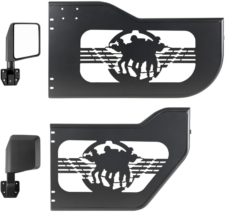 VEVOR Jeep Wrangler ir Gladiator vamzdinės durys