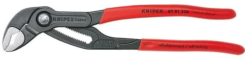 Vamzdžių replės Knipex 87 01 250, 25 padėčių