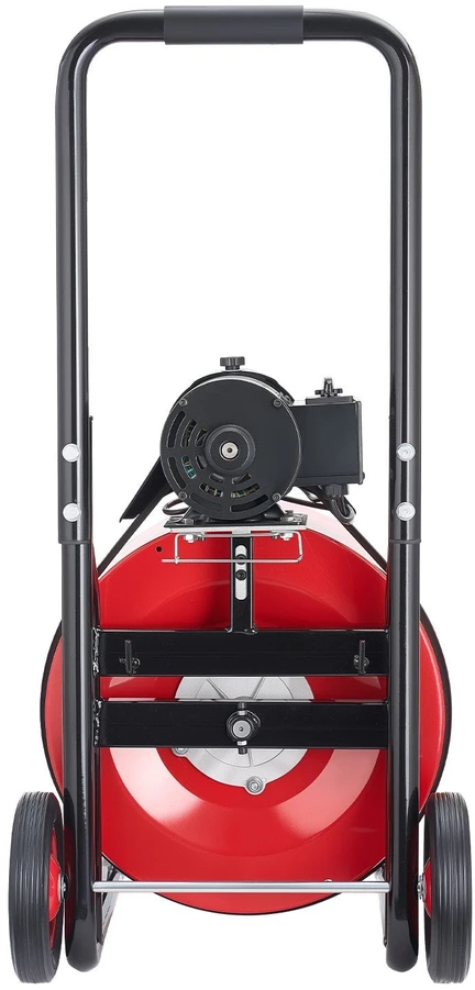 VEVOR Kanalizacijos vamzdžių valymo mašina 30m x 19mm, automatinis tiektuvas, su ratais
