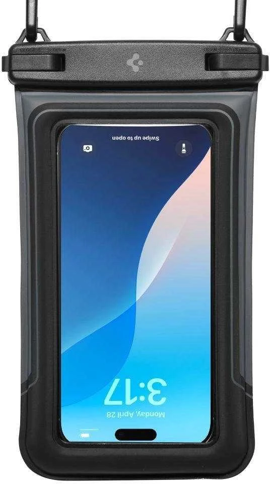 „Spigen A611P“ 2 vnt. vandeniui atsparių dėklų pakuotė – matinis juodas