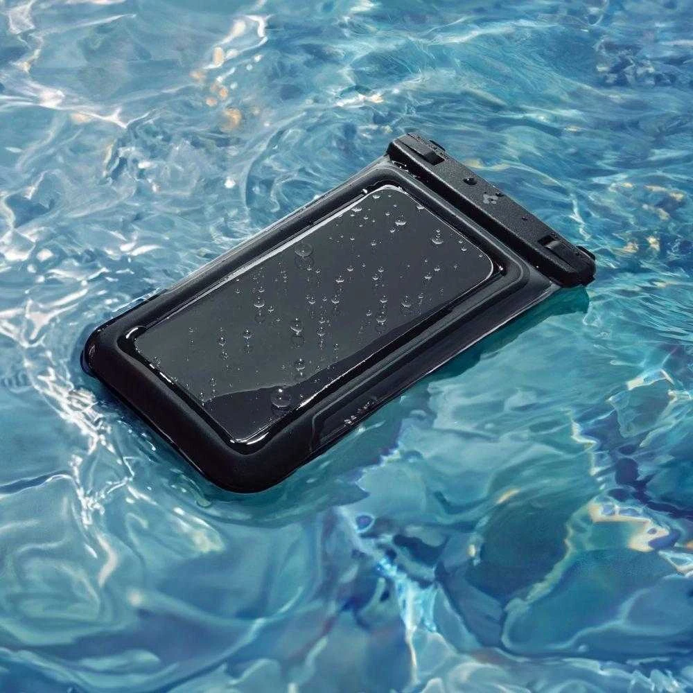 „Spigen A611P“ 2 vnt. vandeniui atsparių dėklų pakuotė – matinis juodas