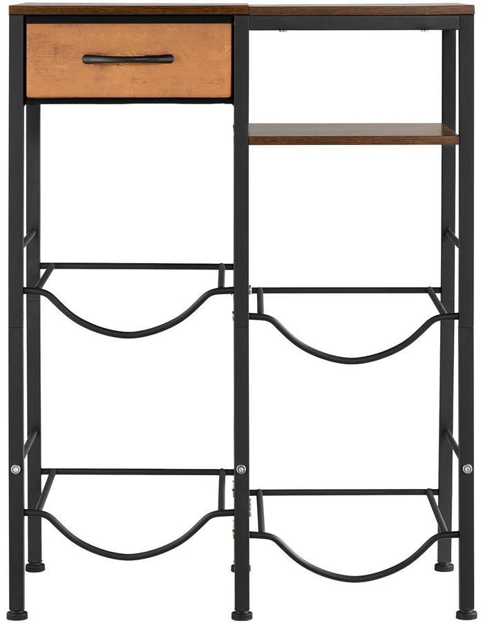 Vandens butelių laikiklis VEVOR 4 Vanduo Bottle Rack Board Drawers-B, 4 buteliams