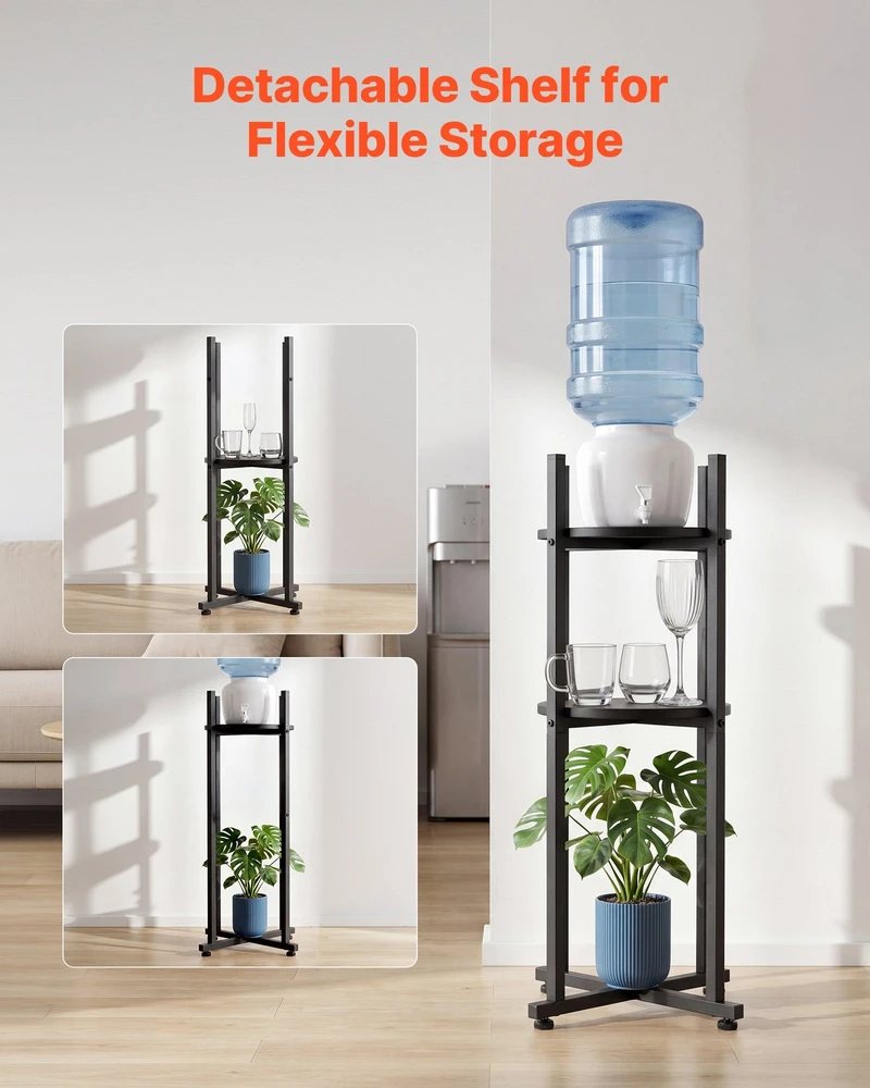 Vandens butelių stovas VEVOR 1 Vanduo Bottle Rack Plate-B, 2 aukštų