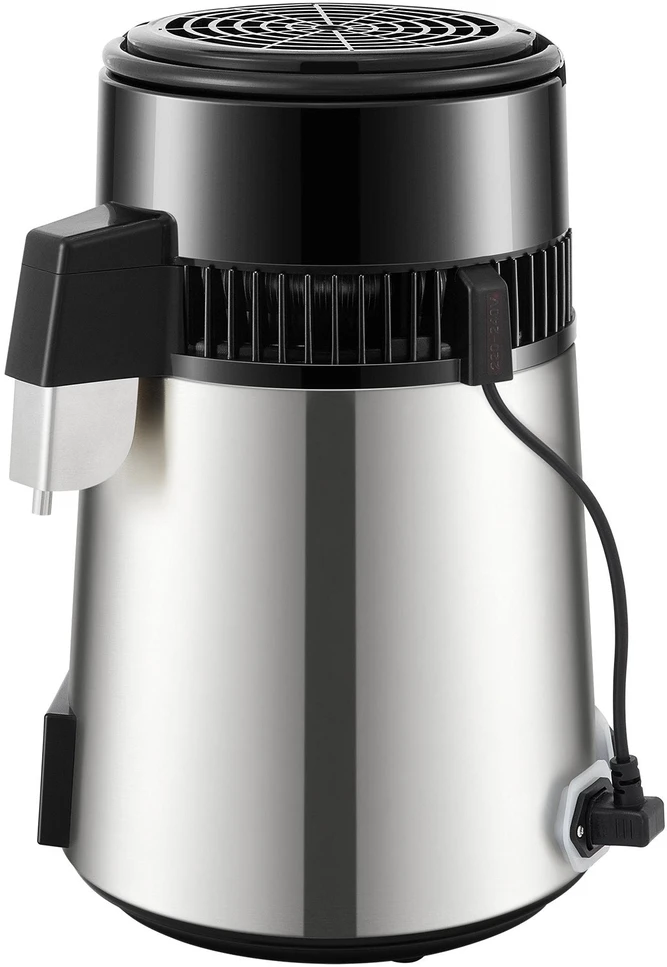 VEVOR Vandens distiliatorius VVR VD1 1 L/H Sidabrinis