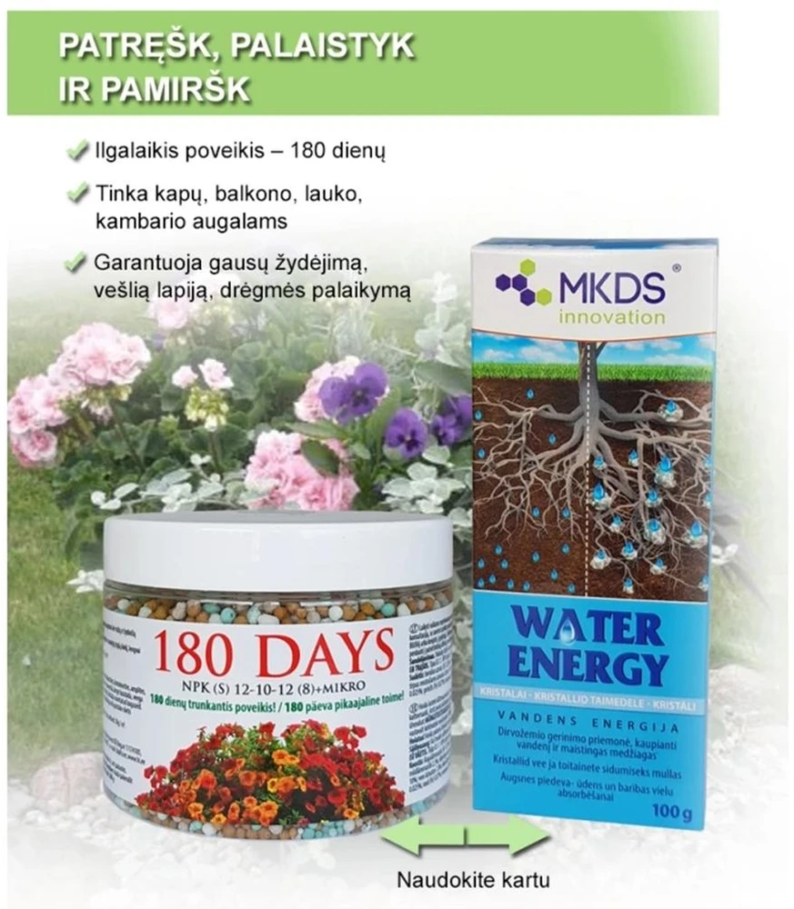 Mkds Kristalai VANDENS ENERGIJA, 100g