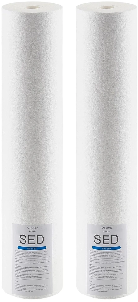VEVOR Viso namo vandens filtro keitimo kasetė 11,5 cm x 50 cm