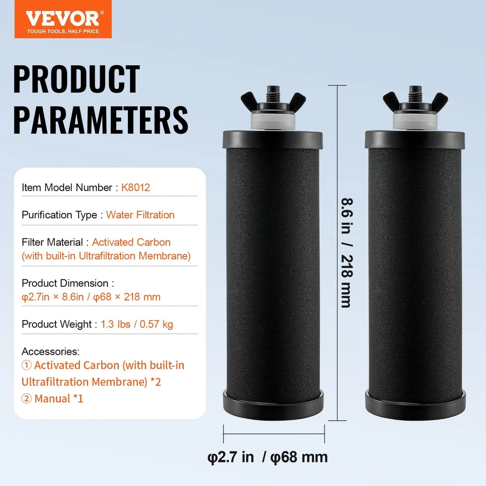 VEVOR Vandens filtrų keitimo rinkinys