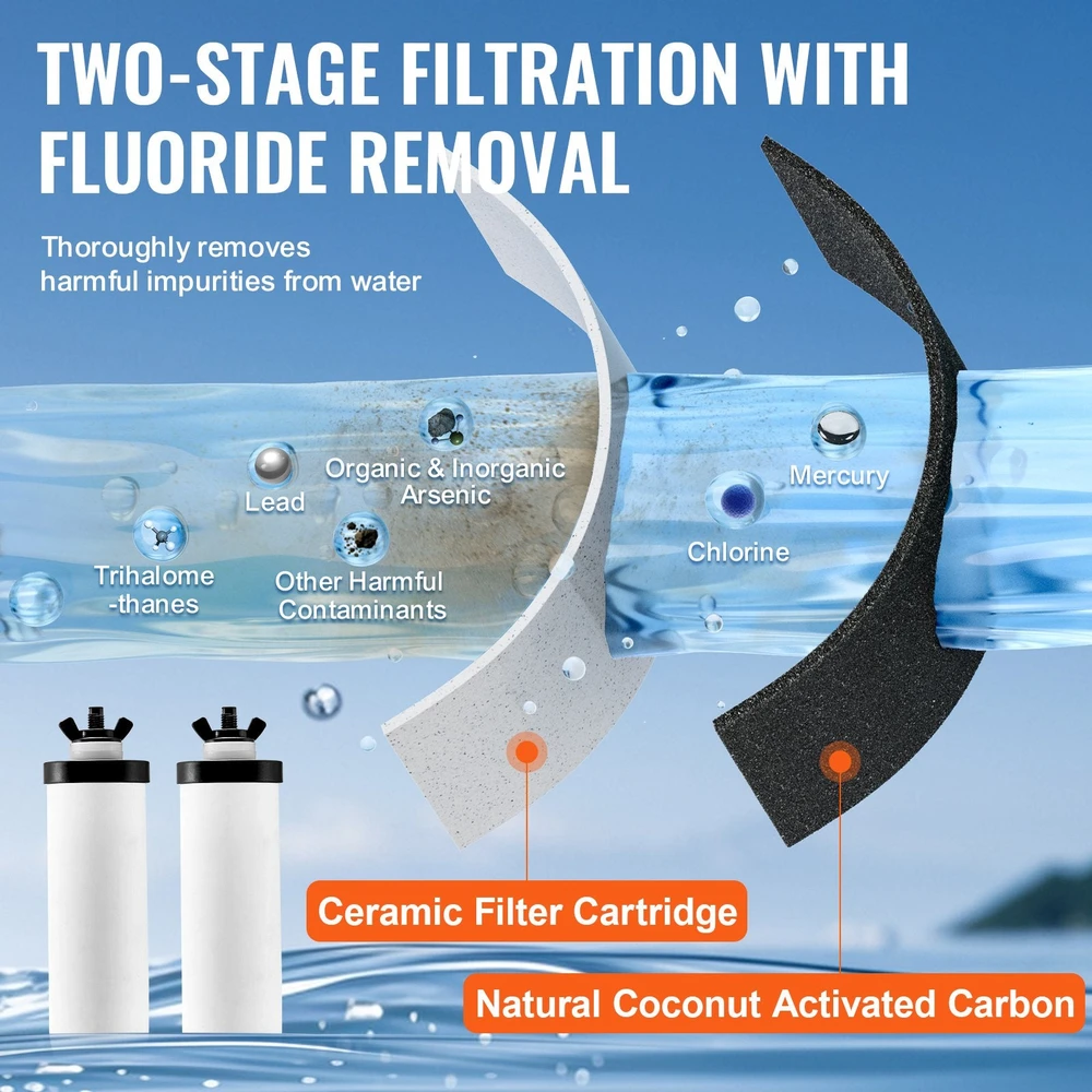 VEVOR vandens filtrų keitimo elementai, keramikos filtrai