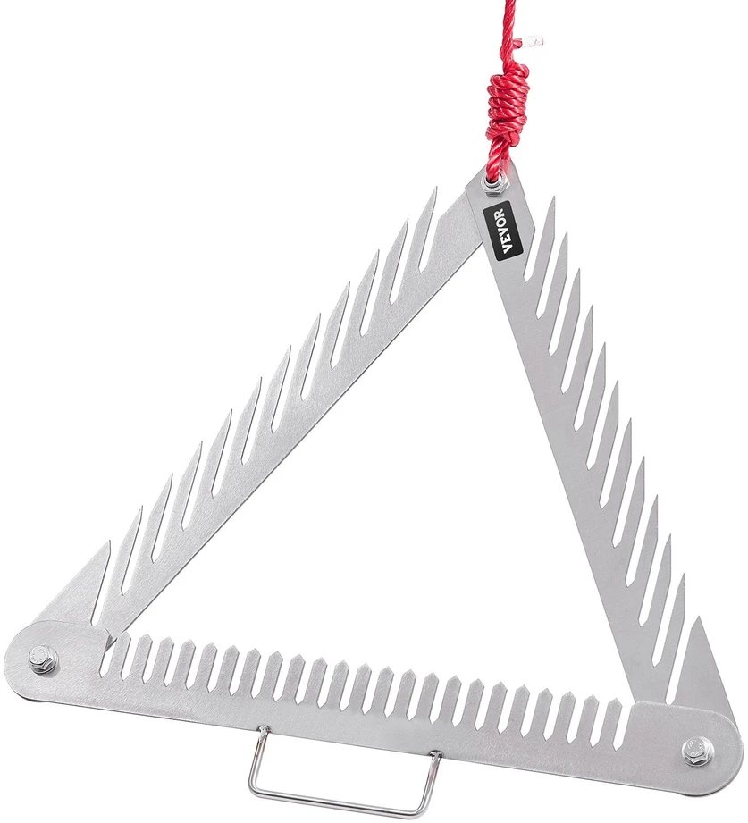 VEVOR 60 cm trikampis vandens žolių grėblys