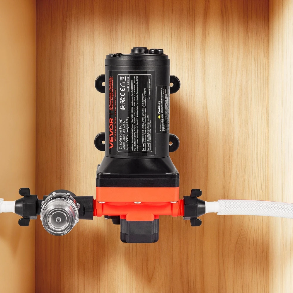 VEVOR vandens siurblys RV, 12V DC, 22,7 l/min