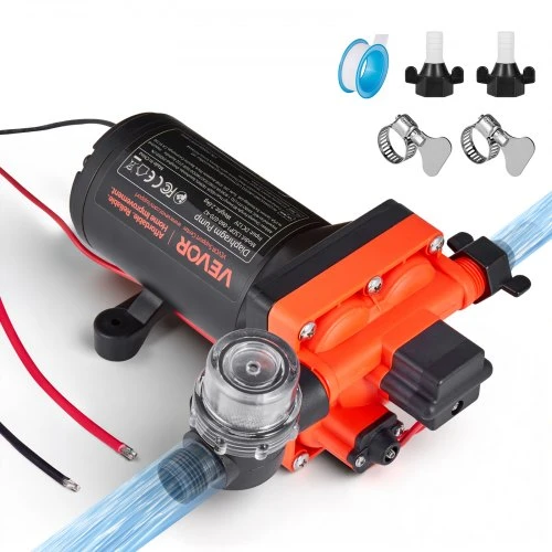 VEVOR vandens siurblys RV, 12V DC, 22,7 l/min