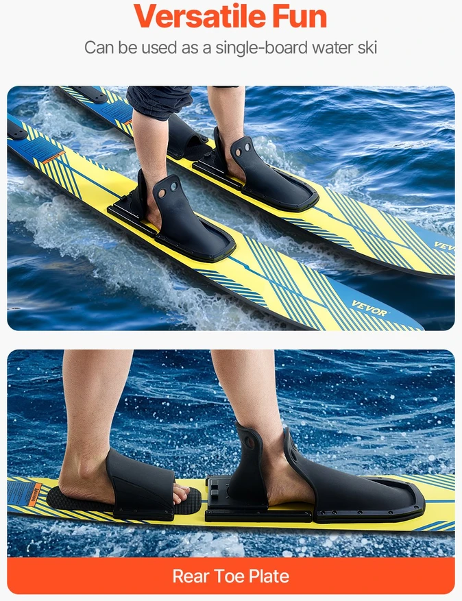 VEVOR 150 cm vandens slidės su X-7 raišteliais