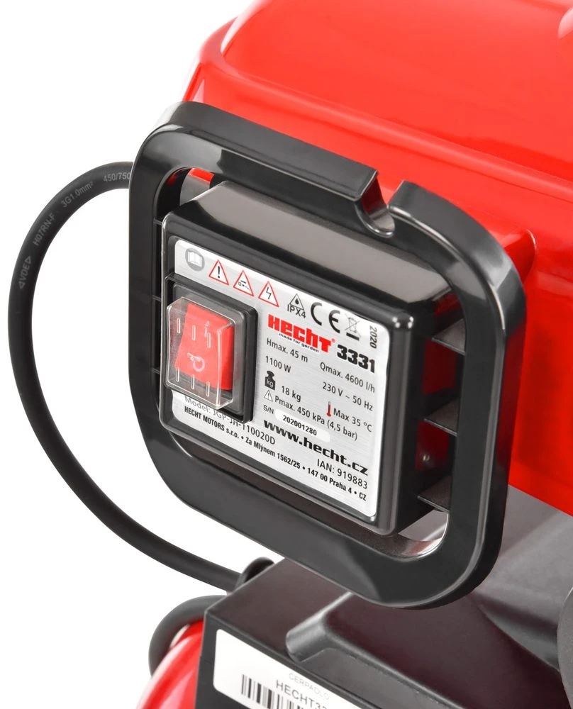 Vandens tiekimo stotelė HECHT 3331, 1100 W