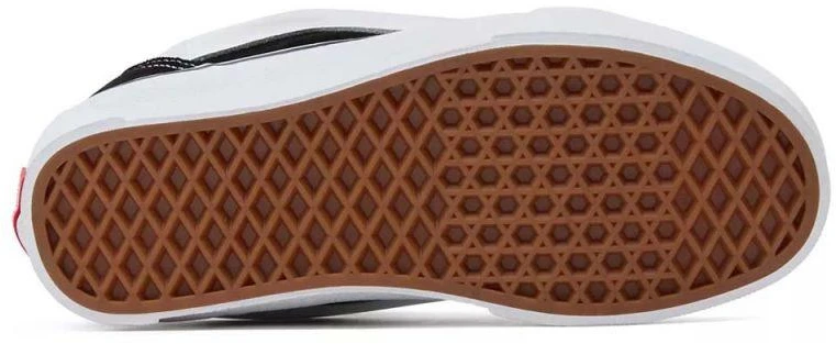 Vans Knu Skool Vyriški sportbačiai, Juodi/Tiesiai Balti (VN0009QC6BT)