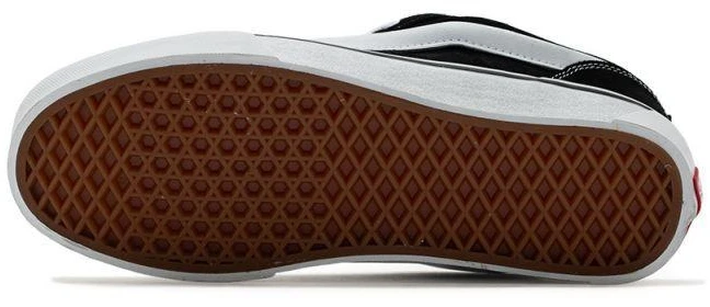 Vans Knu Skool Vyriški sportbačiai, Juodi/Tiesiai Balti (VN0009QC6BT)