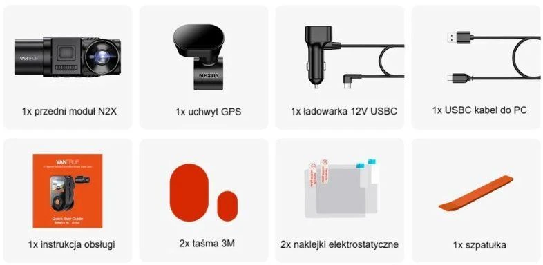 Vaizdo registratorius Vantrue N2X LTE
