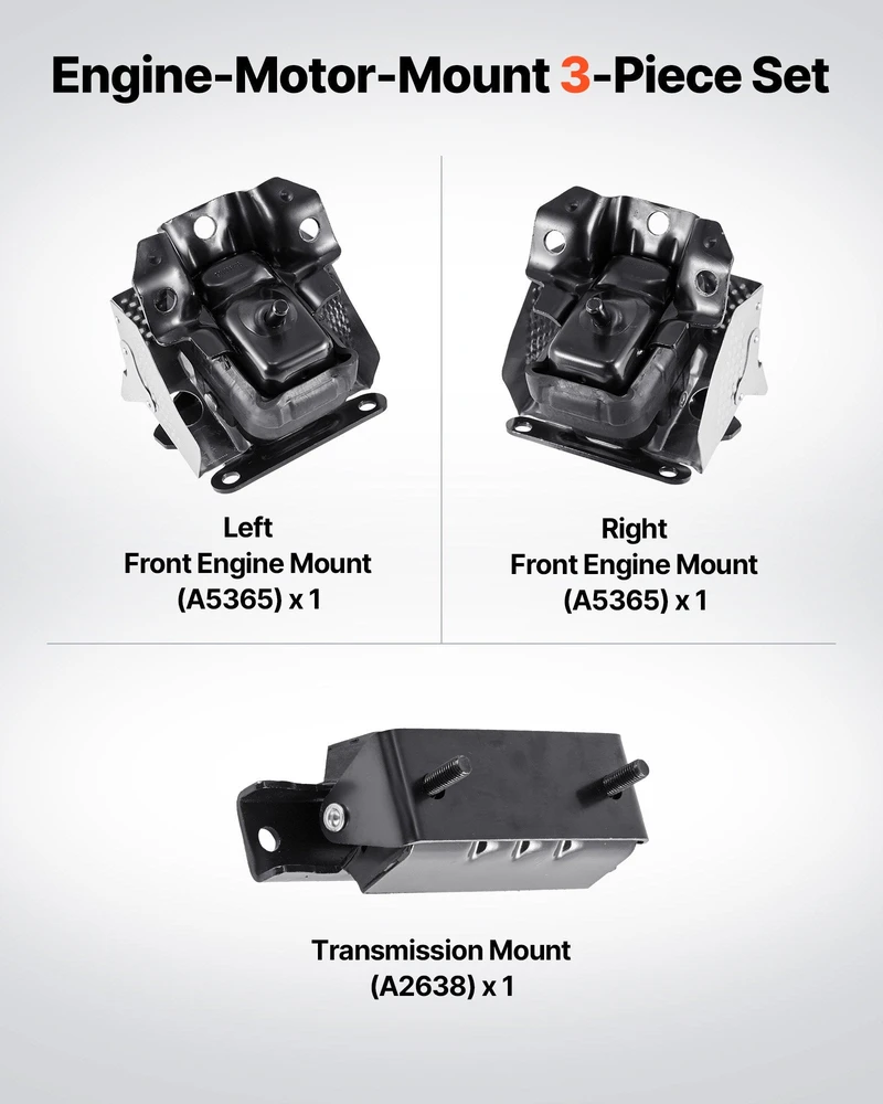 VEVOR Variklio ir transmisijos tvirtinimo rinkinys Chevrolet Silverado