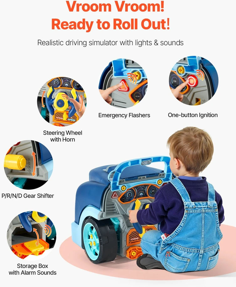 VEVOR Vaikiškas variklio mechaniko žaidimų rinkinys