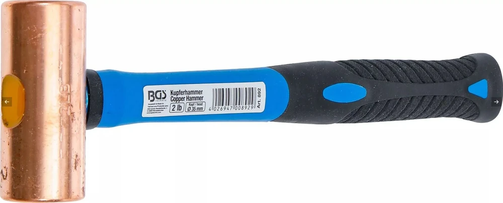 VARINIS PLAKTUKAS | STIKLO PLUOŠTO KOTAS | Ø 35 MM | 907 G (2 LB) GALVUTĖ (892)