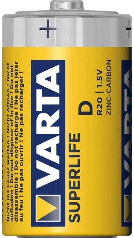 Varta R20 D buitinė baterija Cinko anglis