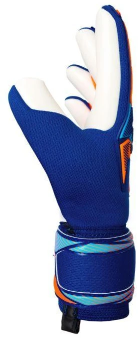 Vartininko pirštinės Reusch Attrakt Freegel Advance, mėlynos-oranžinės, 5670235 4129