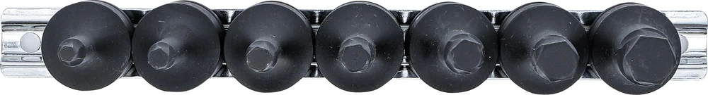 VARŽTŲ IŠTRAUKIMO RINKINYS | 12,5 MM (1/2") SUKIMUI | PAŽEISTIEMS VIDINIAMS ŠEŠIAKAMPIAMS 4–12 MM | 7 VNT. (7004)