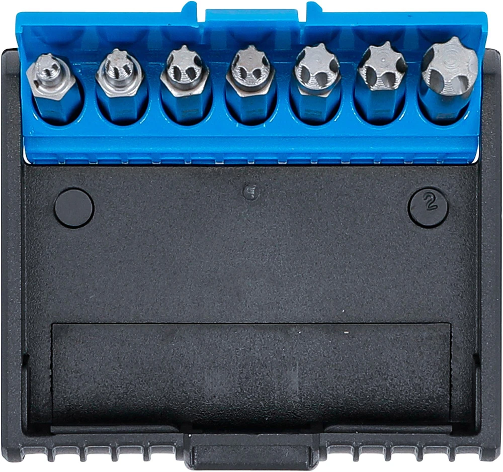 VARŽTŲ IŠTRAUKIMO RINKINYS | PAŽEISTIEMS T-STAR (TORX) VARŽTAMS T10–T40 | 7 VNT. (5284)