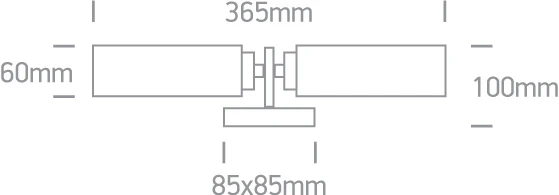 Sieninis šviestuvas Veidrodžio šviestuvas, E14, chromo sp., 60106A/C
