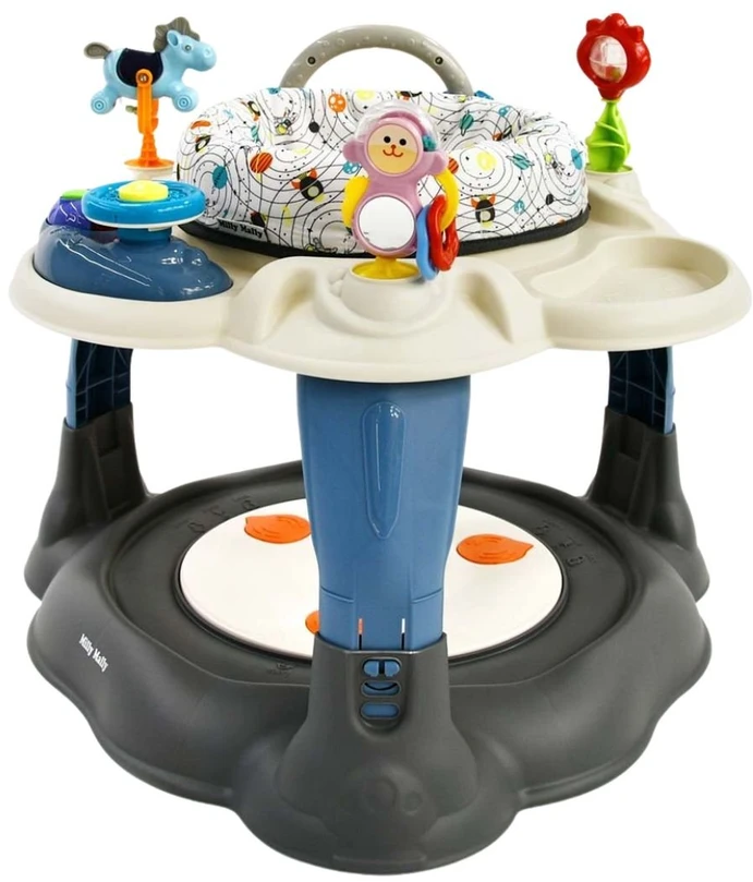 Veiklos centras su 360° sėdyne Milly Mally Twist Galactic