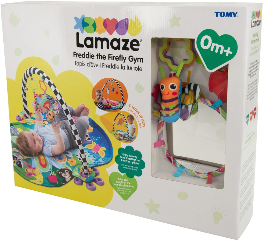 Lamaze Freddie the Firefly 3 in 1 Gym Kūdikių žaidimų kilimėlis Multi spalvos