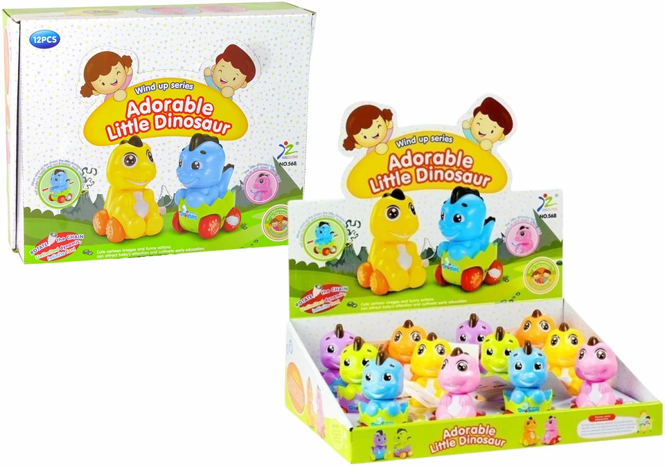 Lean Toys Spalvingas dinozauras kiaušinyje
