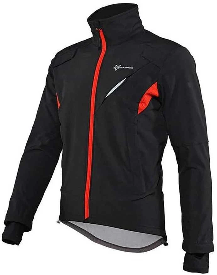 Rockbros YPW021 Windproof Cycling Sports Jacket Size XL – juodos spalvos