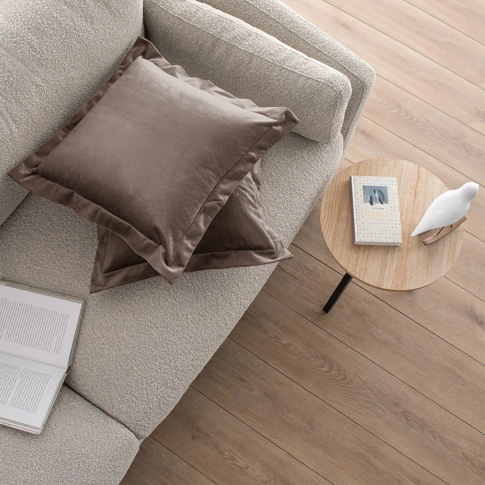 Veliūriniai pagalvių užvalkalai smėlinės spalvos 50×70, 2 vnt