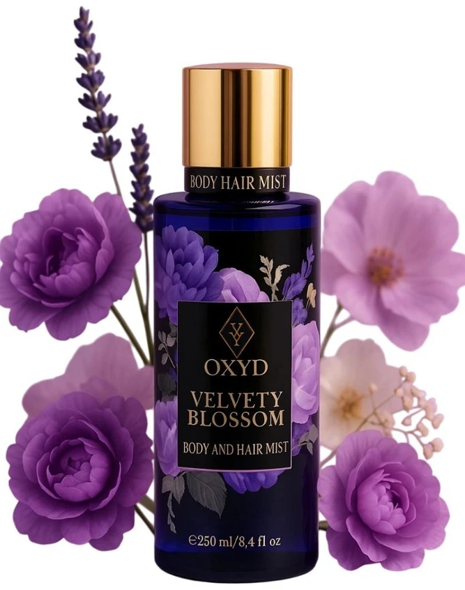 Velvety Blossom kūno ir plaukų dulksna 250 ml