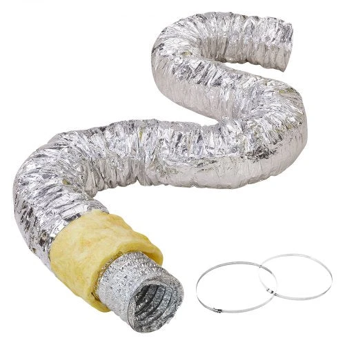 Vevor Džiovintuvo ventiliacijos žarna 127 mm, izoliuota