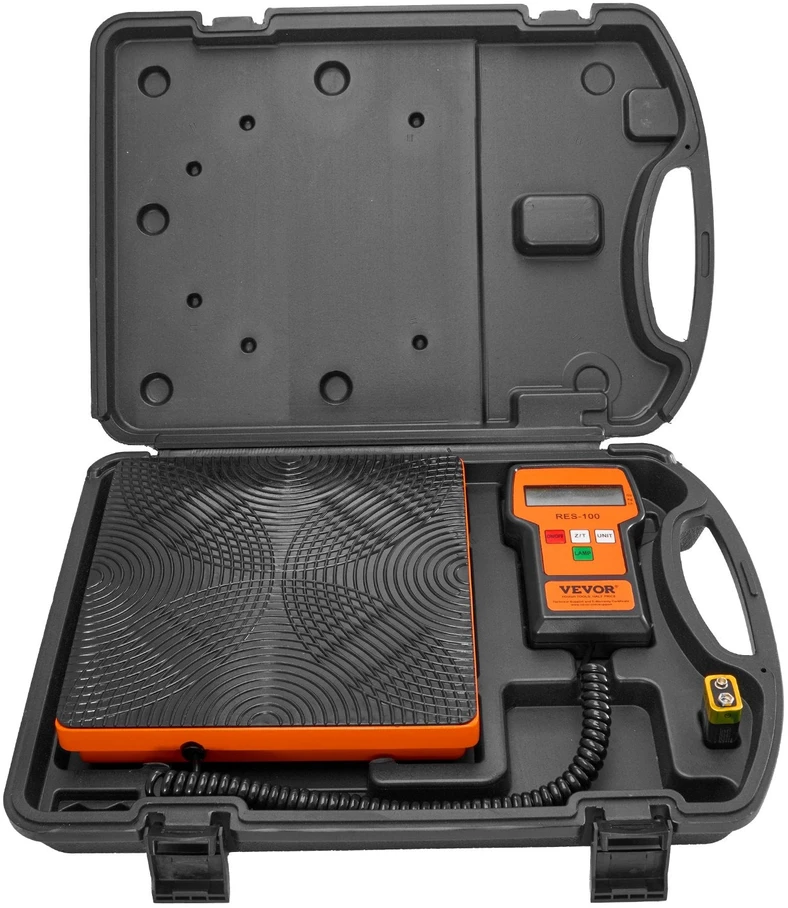 VEVOR Elektroninės šaldymo agentų svarstyklės 50 kg HVAC