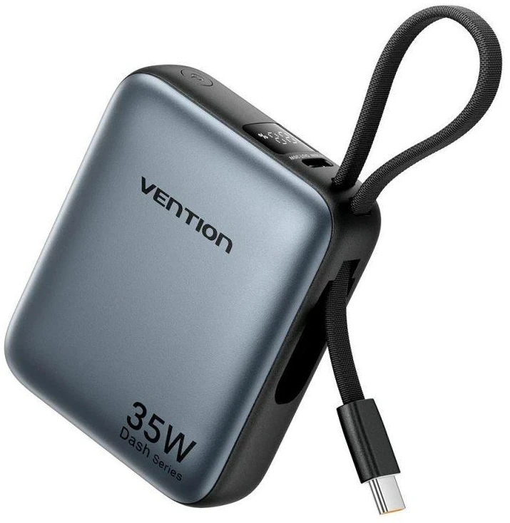 Powerbank Vention FHEH0 10000mAh 30W (Pilka)