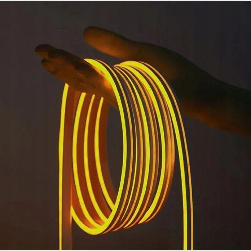 Vention silikoninė neoninė LED juosta su IR nuotolinio valdymo pultu ir 12 V nuolatinės srovės maitinimo šaltiniu, 5 m