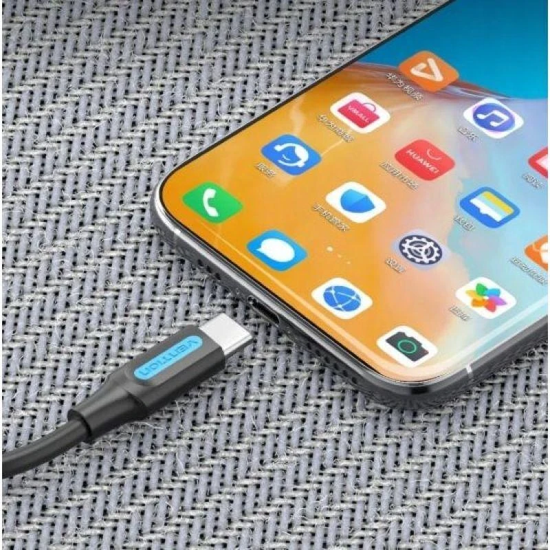 „Vention“ USB 3.1 (1 kartos) C tipo kištukas į A tipo kištuką OTG kabelis, 0,15 m, juodas, PVC tipo
