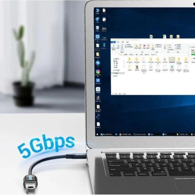 „Vention“ USB 3.1 (1 kartos) C tipo kištukas į A tipo kištuką OTG kabelis, 0,15 m, juodas, PVC tipo