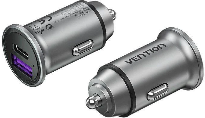 „Vention“ USB-A ir USB-C 30 W PD