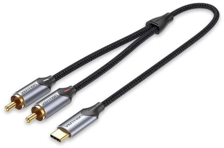 Vention USB-C to 2RCA male audio cable, 2 m