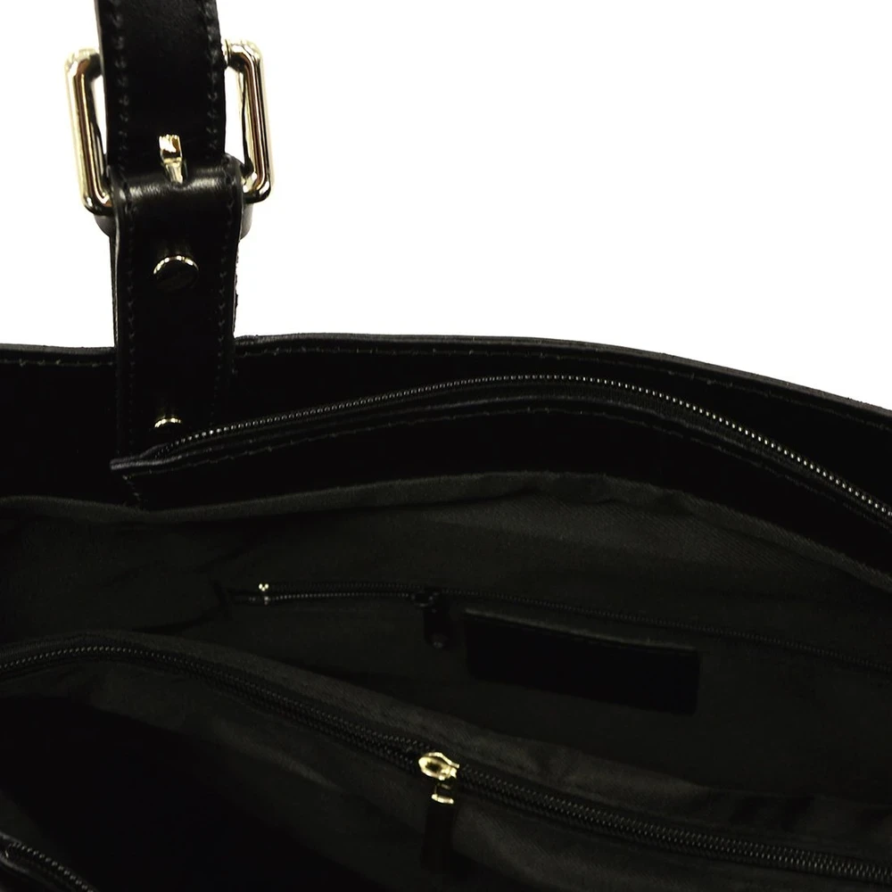 Vera Pelle moteriška didelė shopperbag iš natūralios odos rankinė ant peties