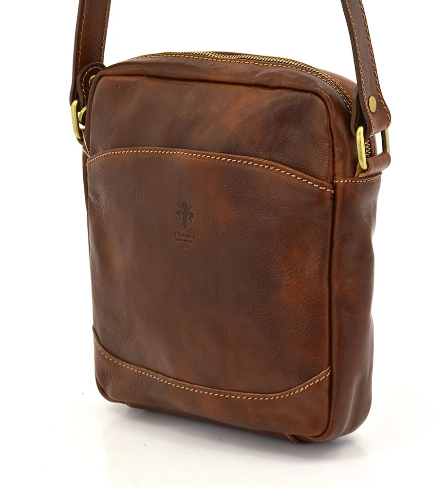 Vera Pelle vyriška od shoulder bag natūralios odos miesto rankinė