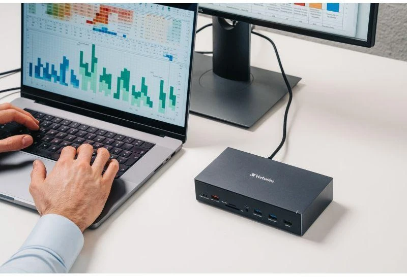 VERBATIM USB-C Pro Docking Station 17 prievadų CDS-17