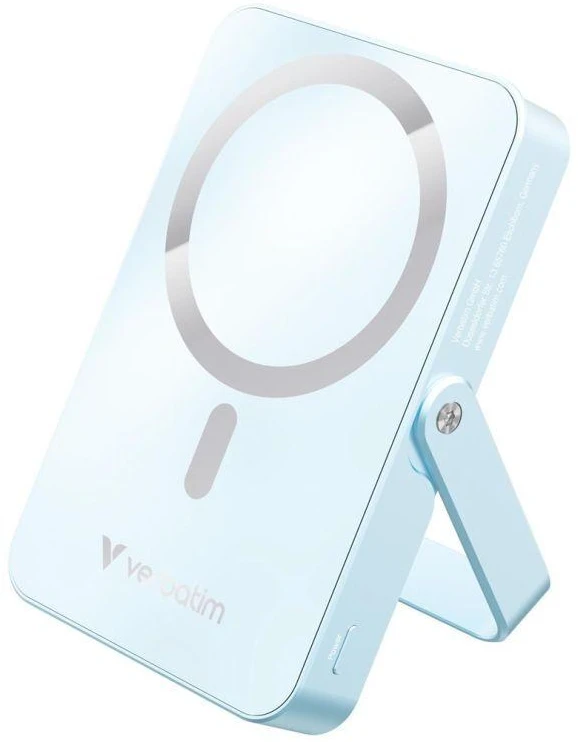 Powerbank Verbatim Charge n Go 10000mAh su stoveliu Magnetic Wireless mėlynos spalvos 32266