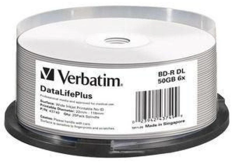 Verbatim DataLifePlus BD-R 50 GB 25 vnt
