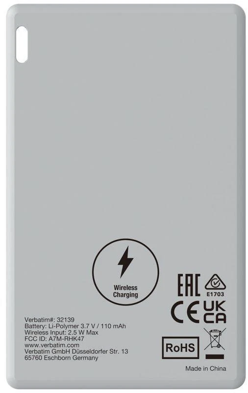 Verbatim My Finder Card Bluetooth juodas sidabrinis ir baltaas – daiktų ieškikliai 3vnt MYFCR-03BSW 32141