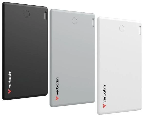 Verbatim My Finder Card Bluetooth juodas sidabrinis ir baltaas – daiktų ieškikliai 3vnt MYFCR-03BSW 32141