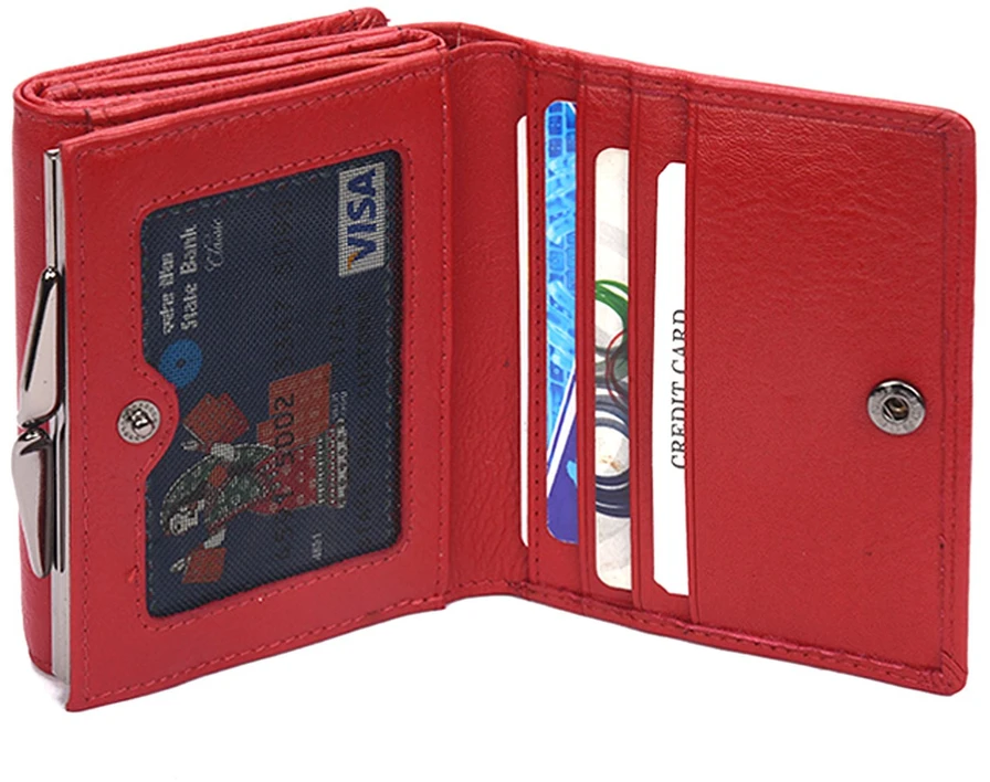 VerMari Damski Portfel Skóra Naturalna Pojemna Portmonetka su RFID
